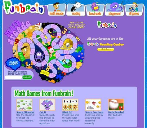 funbrain games|One Player .